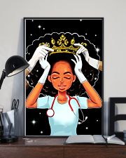 Black queen nurse 11x17 Poster lifestyle-poster-2