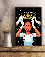 Black queen nurse 11x17 Poster lifestyle-poster-3