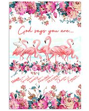God says you are 11x17 Poster front
