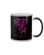 Never Give Up Color Changing Mug tile