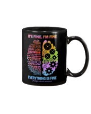 I'm fine Everything is fine Mug tile