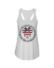 She's a good teacher loves her mama Independence d Ladies Flowy Tank tile