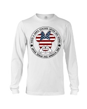 She's a good teacher loves her mama Independence d Long Sleeve Tee tile