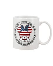 She's a good teacher loves her mama Independence d Mug tile