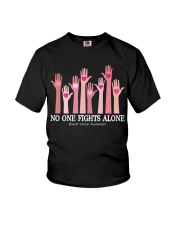 No one fights alone Youth T-Shirt tile