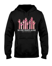 No one fights alone Hooded Sweatshirt tile