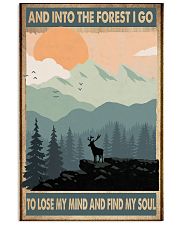 And into the forest I go 11x17 Poster front