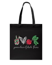 Peace Love Schrute Farms Tote Bag tile