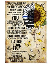 Today is a good day 11x17 Poster front