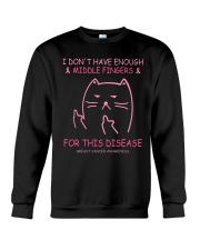 I don't have enough middle finger Crewneck Sweatshirt tile