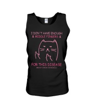 I don't have enough middle finger Unisex Tank tile