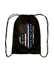 Back the blue Drawstring Bag tile
