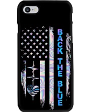 Back the blue Phone Case tile