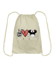 Peace Love Nursing Drawstring Bag tile