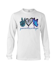 Peace love hope Long Sleeve Tee tile