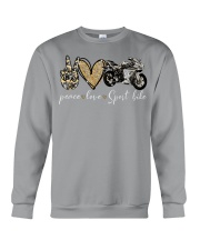 Peace Love Sport bike - Printed apparels Crewneck Sweatshirt tile