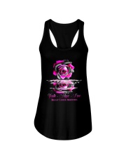 Faith hope love Ladies Flowy Tank tile