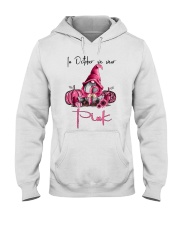 In october we wear pink Hooded Sweatshirt tile