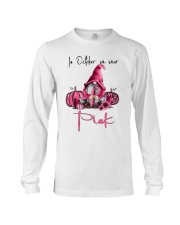 In october we wear pink Long Sleeve Tee tile