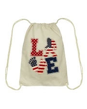 Love Independence Day Drawstring Bag tile
