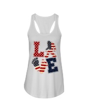 Love Independence Day Ladies Flowy Tank tile