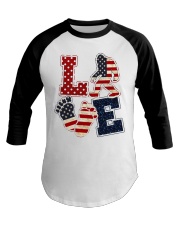 Love Independence Day Baseball Tee tile