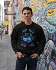 I just need some space Crewneck Sweatshirt lifestyle-unisex-sweatshirt-front-2