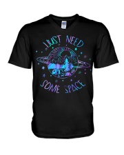 I just need some space V-Neck T-Shirt tile