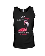 Rock paper scissors Unisex Tank tile