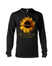 The sun will rise and we will try again Long Sleeve Tee tile