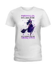 Fibromyalgia put a hex on me Ladies T-Shirt tile