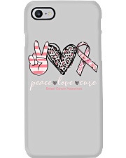 Peace love cure Phone Case tile