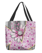 Never give up All-over Tote front