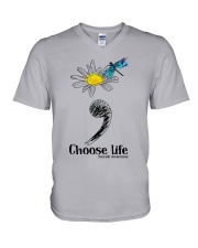 Choose life V-Neck T-Shirt tile