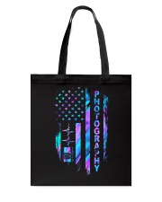 Photography American flag Tote Bag tile