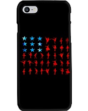 Ballet American flag Phone Case tile