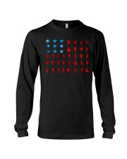 Ballet American flag Long Sleeve Tee tile