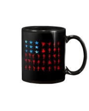 Ballet American flag Mug tile