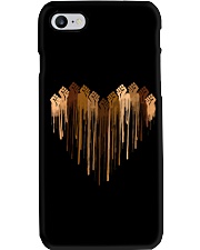 Hand fist heart Phone Case tile