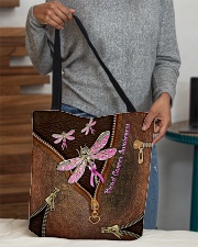 Faith hope love leather pattern print All-over Tote aos-all-over-tote-lifestyle-front-10