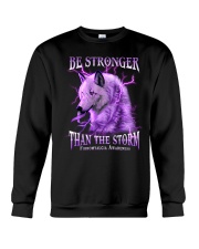 Be stronger than the storm Crewneck Sweatshirt tile