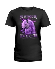 Be stronger than the storm Ladies T-Shirt tile