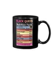 Black queen nutrition facts Mug tile