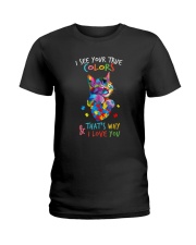 I see your true colors Ladies T-Shirt tile
