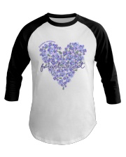 Forget me not Baseball Tee tile
