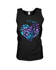 Turtle heart Unisex Tank tile