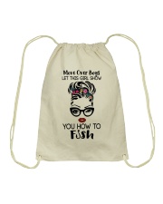 Move Over Boys Drawstring Bag tile