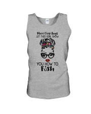 Move Over Boys Unisex Tank tile