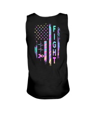 Breast cancer awareness American flag Unisex Tank tile