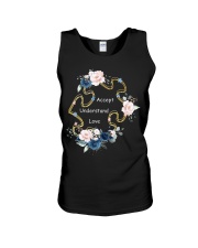 Autism awareness Unisex Tank tile